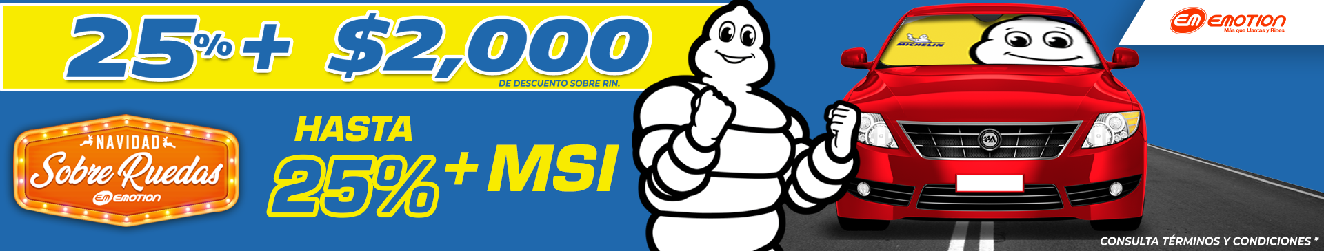 Llantas en promocion